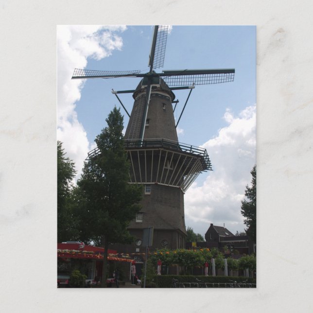 Postal De Gooyer Windmill Amsterdam (Anverso)