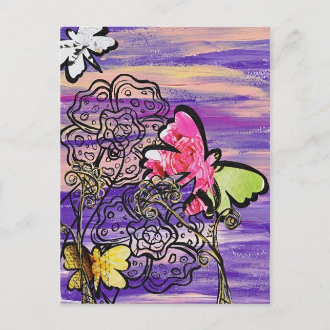 postal de Gorras de mariposa (Anverso)