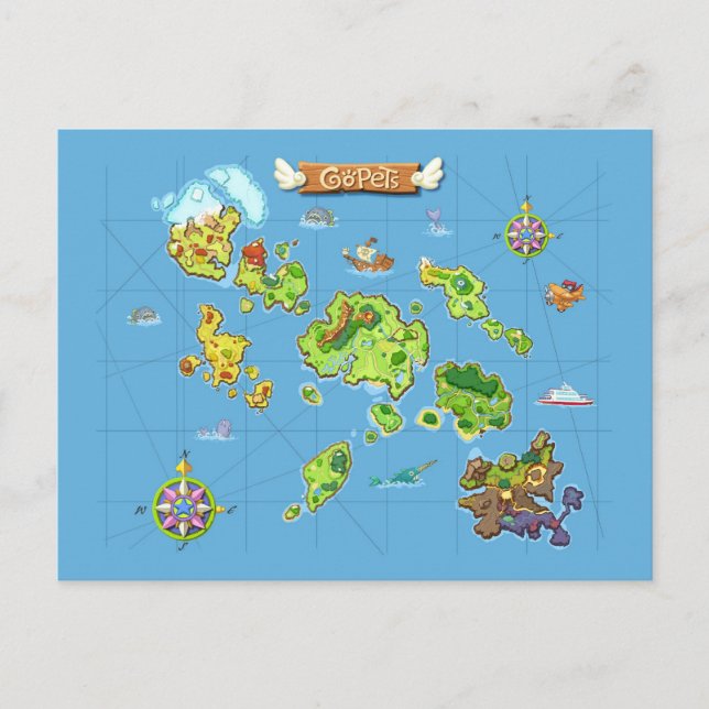 Postal de GoWorld (Anverso)