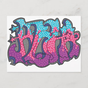 Postal de graffiti de Aloha
