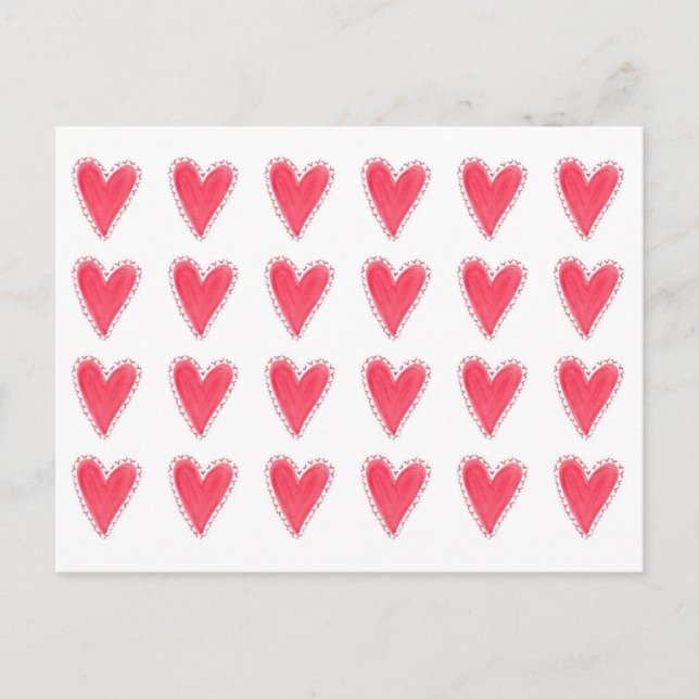 Postal de gran corazón (Anverso)