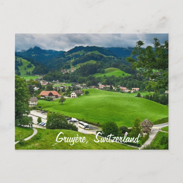 Postal de Gruyère Suiza (Anverso)