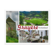 Postal de Gruyère Suiza