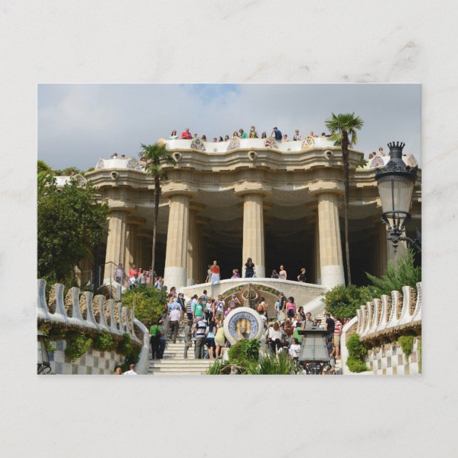 Postal de Guell Park (Anverso)
