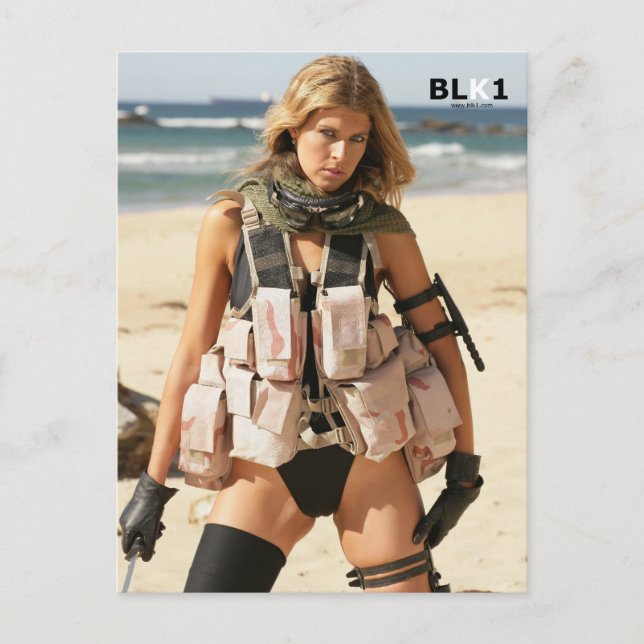 Postal de guerra de Irak - Modelo Swimsuit VJ7T581 (Anverso)