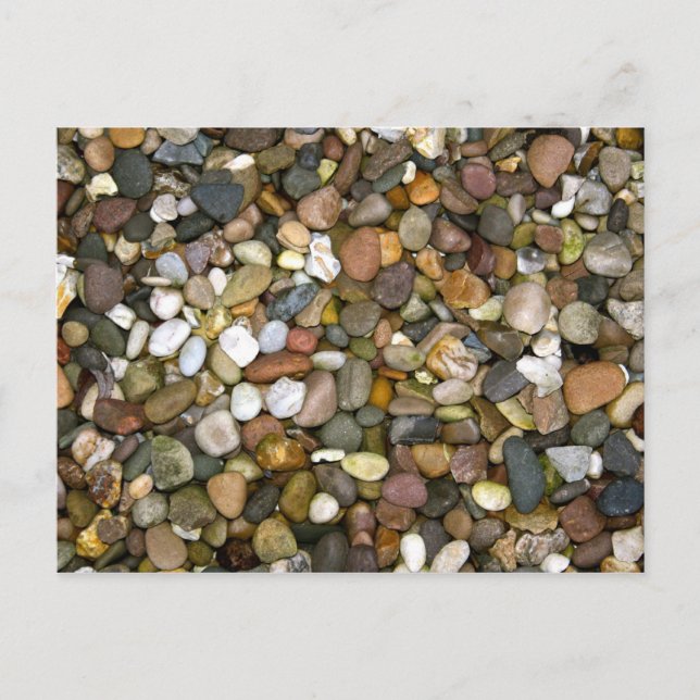 Postal de guijarros / piedras (Anverso)