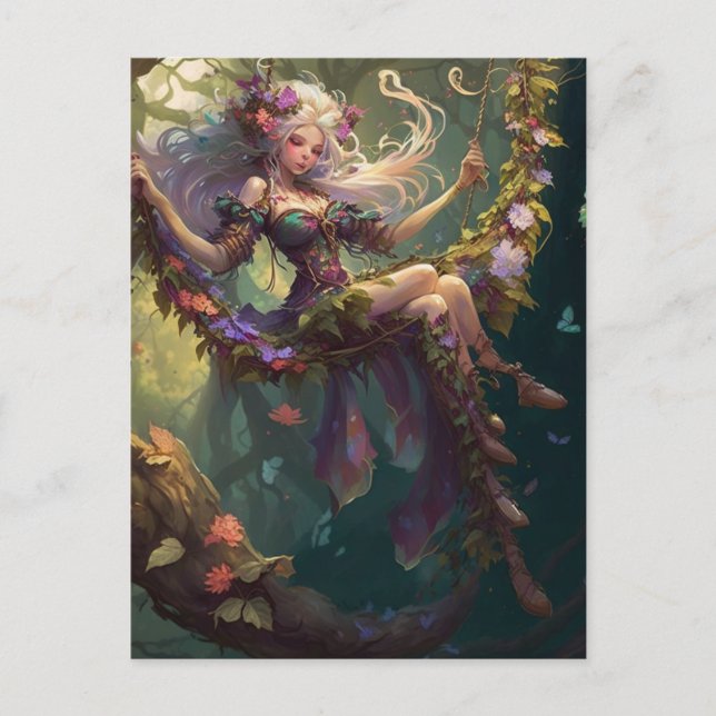 Postal de hadas (Anverso)