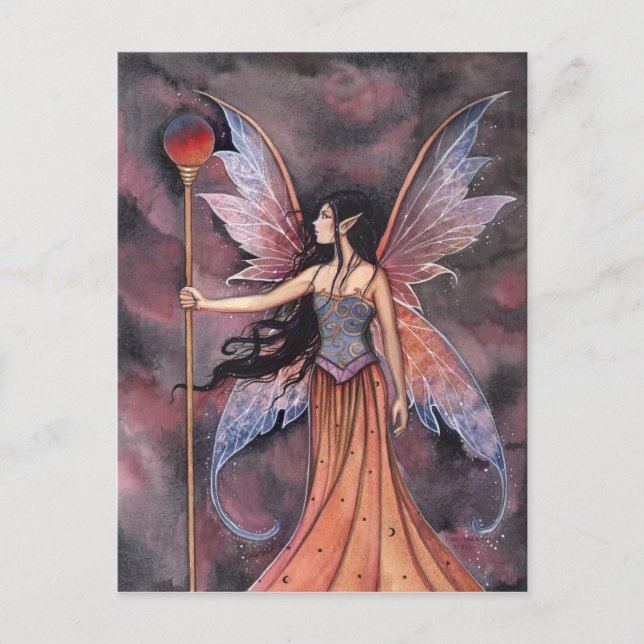 Postal de hadas de fuego de Molly Harrison (Anverso)