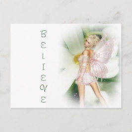 Postal de hadas de jardín de ensueño