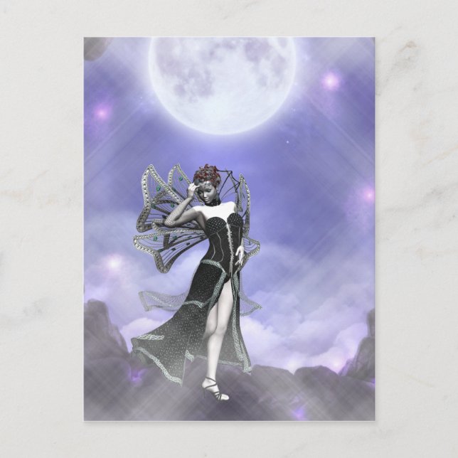 Postal de hadas Fantasmas (Anverso)