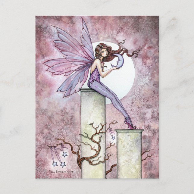 Postal de hadas gemelas (Anverso)