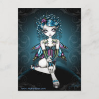 Postal de hadas Gracie Gothic Couture