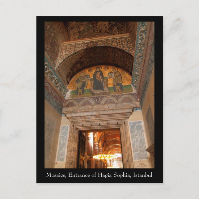 Postal de Hagia Sophia (Anverso)