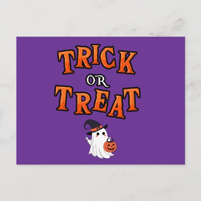 postal de Halloween (Anverso)