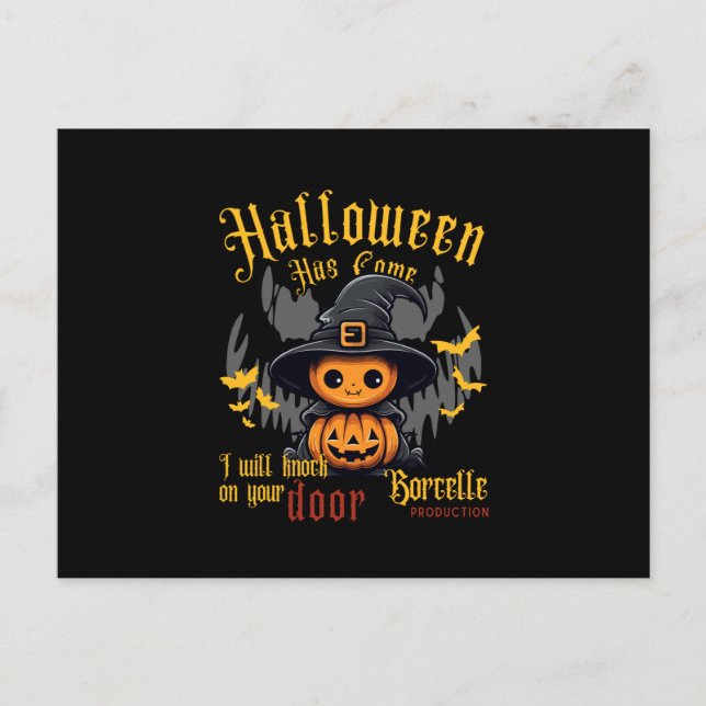 postal de Halloween (Anverso)