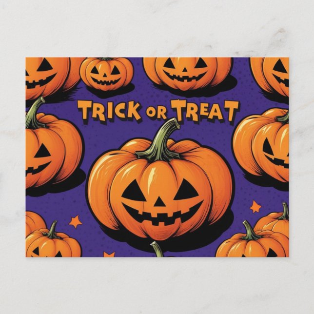 postal de Halloween (Anverso)