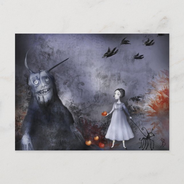 Postal de Halloween (Anverso)
