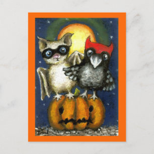 postal de Halloween