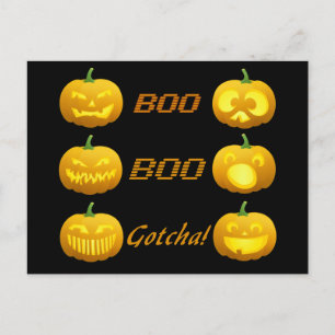 postal de Halloween