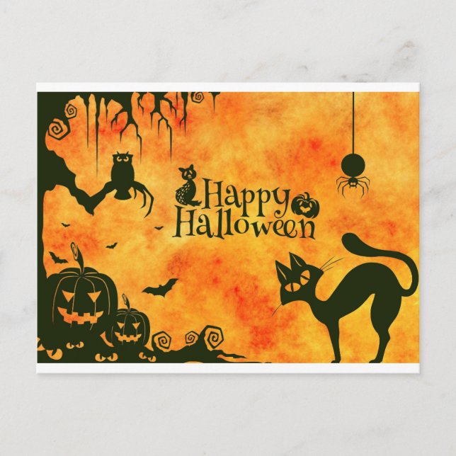 postal de Halloween (Anverso)