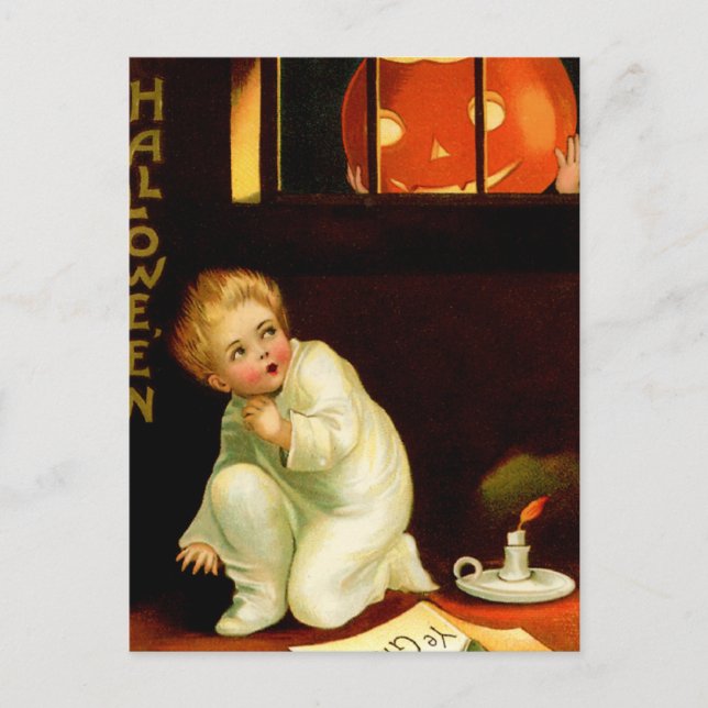 Postal de Halloween de época (Anverso)