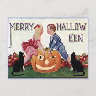Postal de Halloween de época