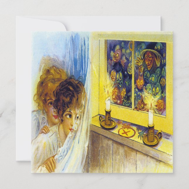 Postal de Halloween de época (Anverso)