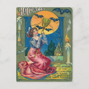Postal de Halloween de época