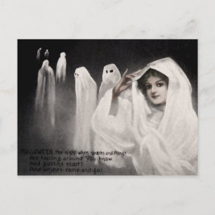 Postal de Halloween de época