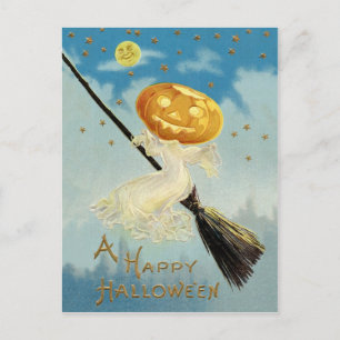 Postal de Halloween de época