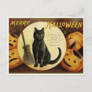Postal de Halloween de época