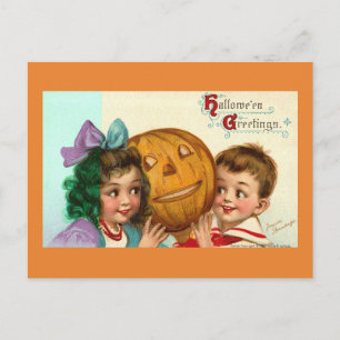 Postal de Halloween de época