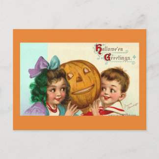 Postal de Halloween de época