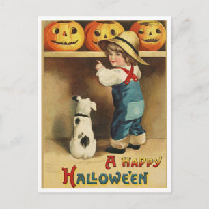 Postal de Halloween de época