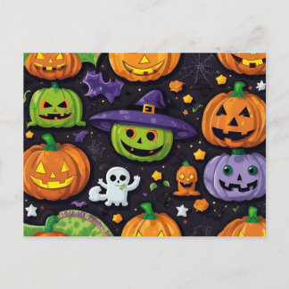 Postal de Halloween de fantasía - ¡Envíe luces!