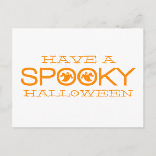 Postal de Halloween para tipografía espumosa