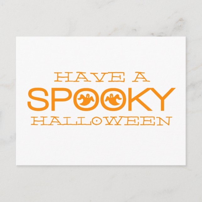 Postal de Halloween para tipografía espumosa (Anverso)
