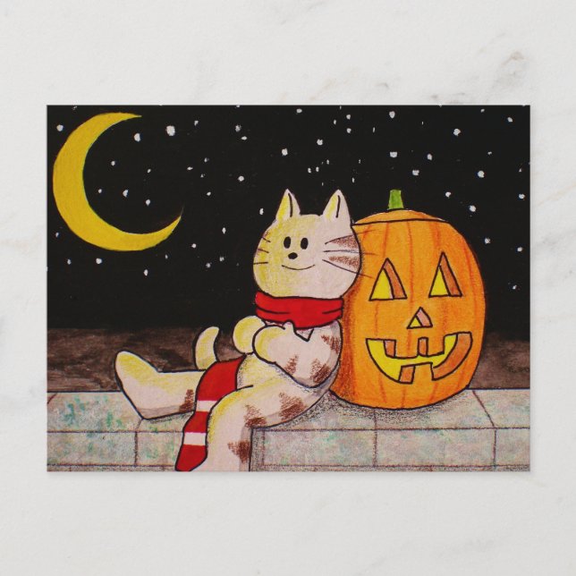 Postal de Halloween "Twinkle Twinkle" (Anverso)