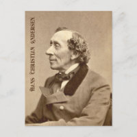 postal de Hans Christian Andersen