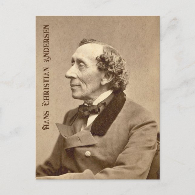 postal de Hans Christian Andersen (Anverso)