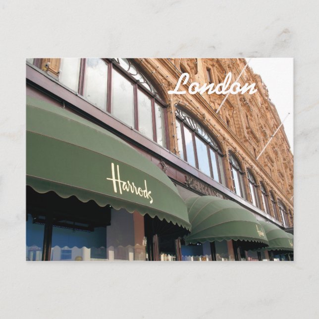 postal de Harrods (Anverso)