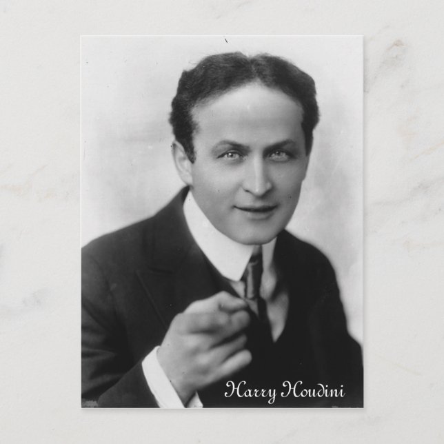 Postal de Harry Houdini (Anverso)
