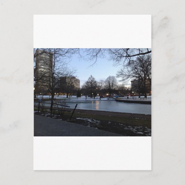 Postal de Hartford - Parque Bushnell (Anverso)