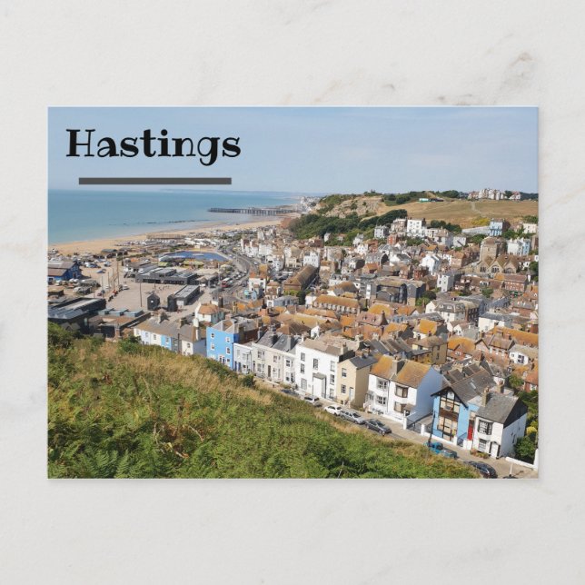 Postal de Hastings (Anverso)