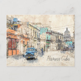 postal de havana cuba