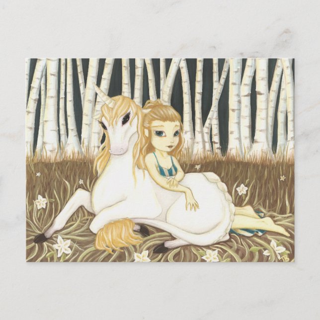 Postal de Haven-Fairy Unicorn (Anverso)