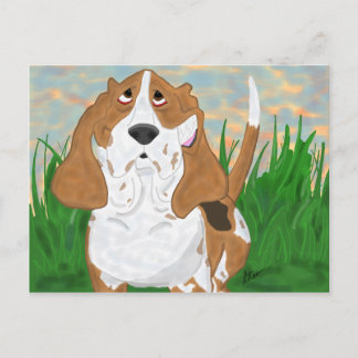 Postal de hebilla de Basset