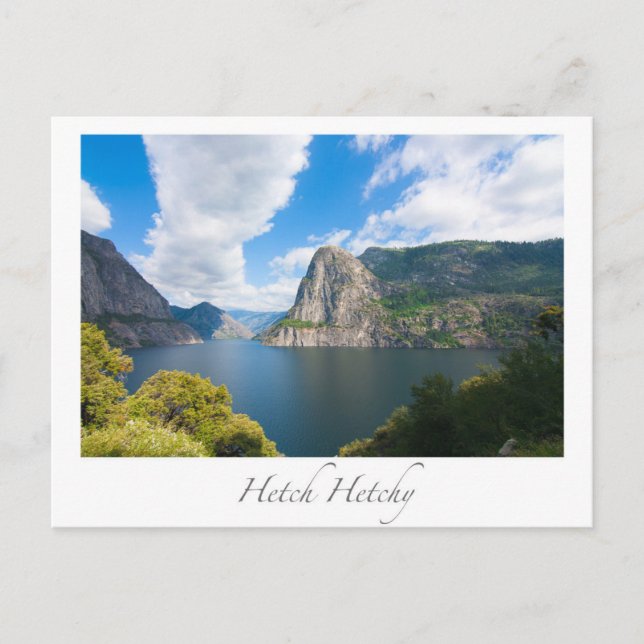 Postal de Hetch Hetchy Yosemite (Anverso)