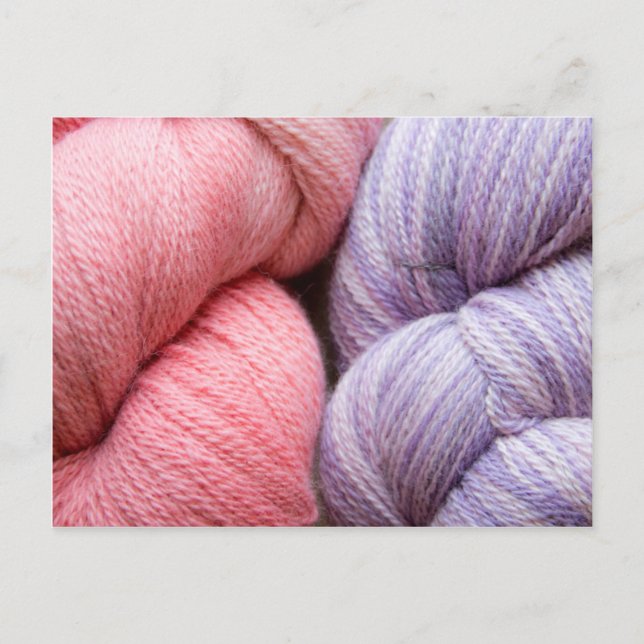Postal de hilados de Alpaca (Anverso)