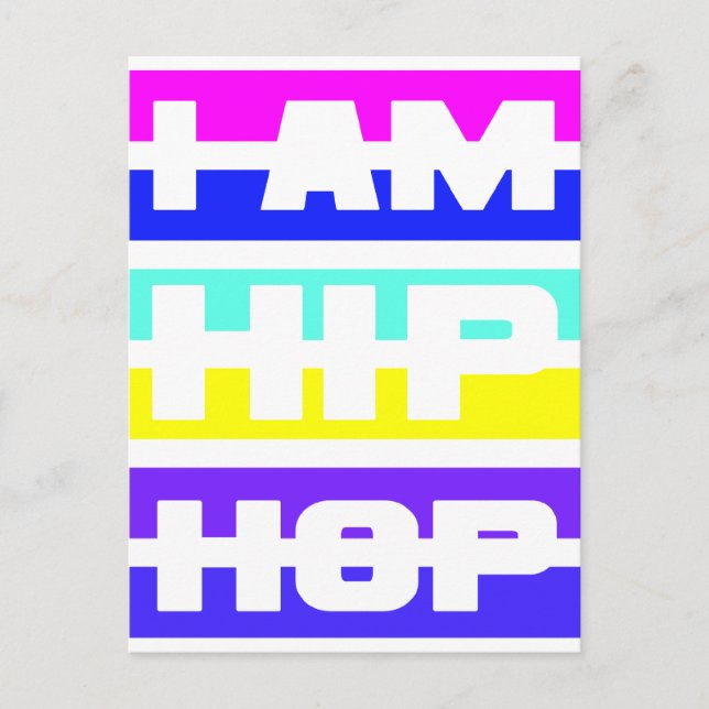 Postal de Hip Hop (Anverso)